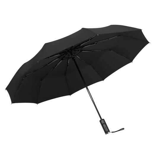 【一键开合 LED照明】10骨男女士商务雨伞 三折抗风全自动黑胶折叠礼品雨伞广告晴雨伞 商品图4