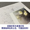 【无步骤】李长白工笔花鸟画白描底稿《黄牡丹  》斗方小品册页-LB09 商品缩略图3