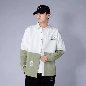 长袖衬衫男士2022秋季新款韩版潮流宽松休闲工装商务上衣男