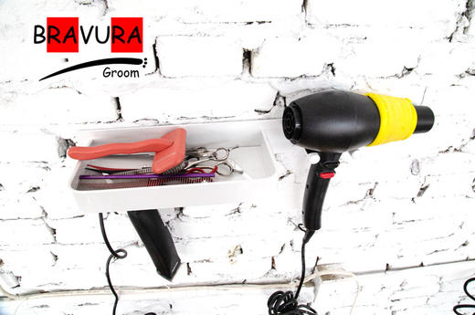 美容工具吹风机挂架剪刀托盘推剪挂架吹风架意大利BravuraGroom 宠物 商品图1