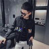 网红痞帅炸街外套男精神小伙韩版潮流个性帅气百搭夹克春秋装上衣休闲韩版修身夹克 商品缩略图5