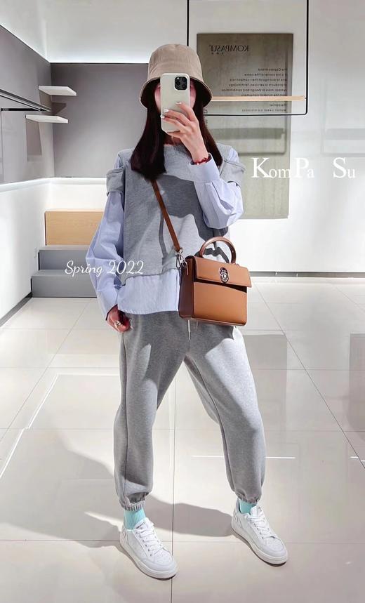 卡帕苏时尚个性拼接卫衣 K111019 商品图3