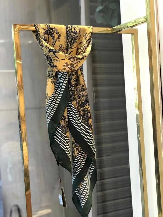 优品堂《轻吟花🌸语》110×110方巾 商品图3