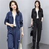 潮流帅气，时尚休闲工装风牛仔套装两件套HR-GJC2102 商品缩略图0