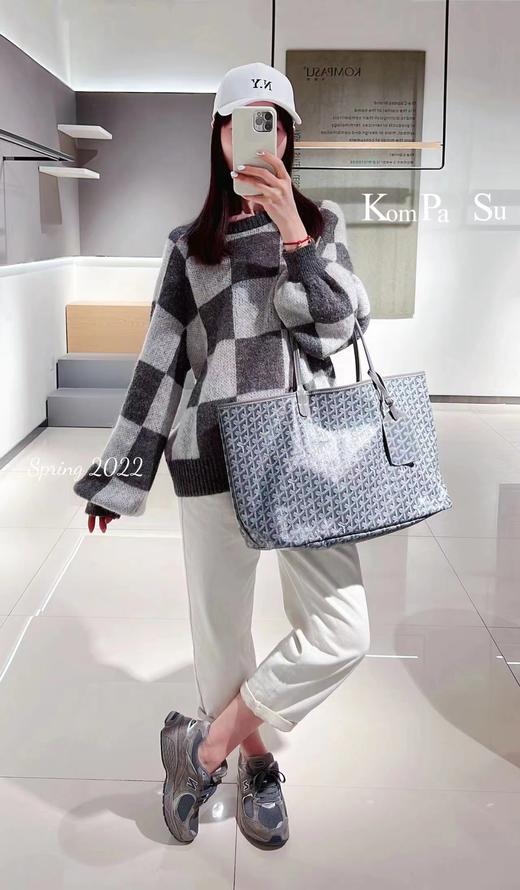 卡帕苏棋盘格毛织衫 K127030 商品图0