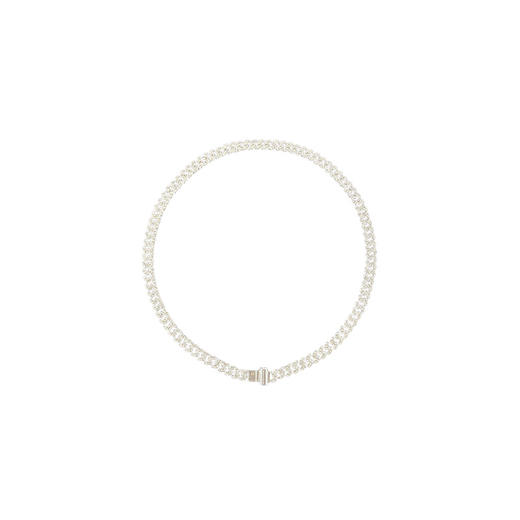 Rawness/契健 7mm窄满钻项链 商品图0