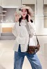 卡帕苏设计感白色衬衫 K121062 商品缩略图0