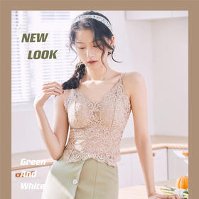 【法式轻奢优雅】唐娜米娜美背蕾丝内衣法式露背文胸无钢圈裹胸抹胸性感小吊带