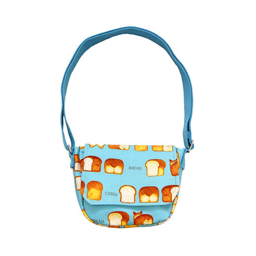 HUJI祤集Flap斜挎包插画面包柯基 商品图2