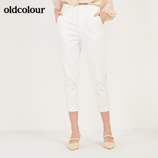 oldcolour2021春季休闲长裤女N12073234 商品图3