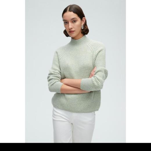 3楼珍贝女式半高领羊绒上衣 商品图1