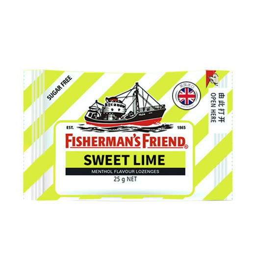 渔夫之宝特强润喉糖青柠薄荷味 商品图0