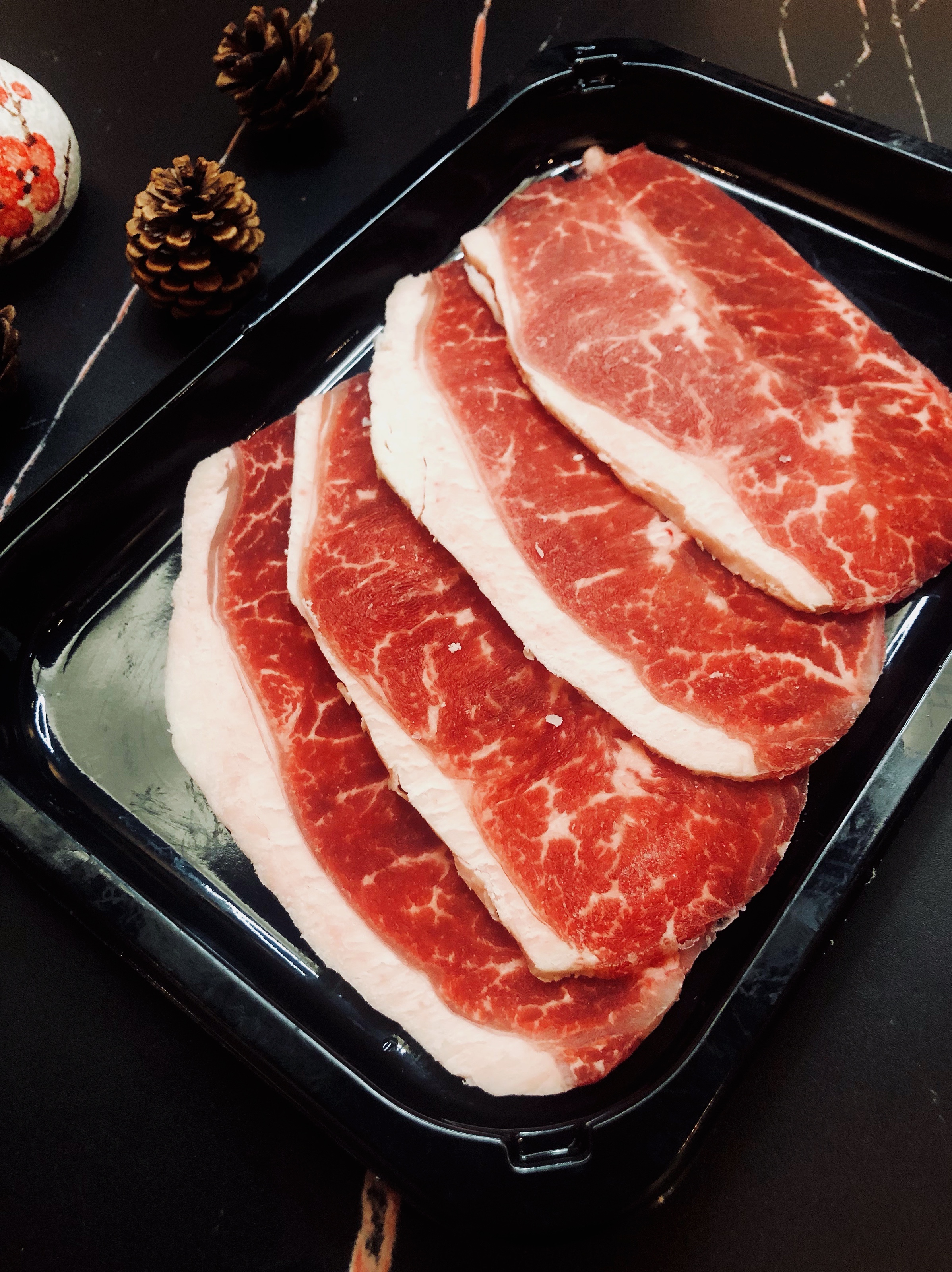 谷饲板腱牛肉烤肉切片150克