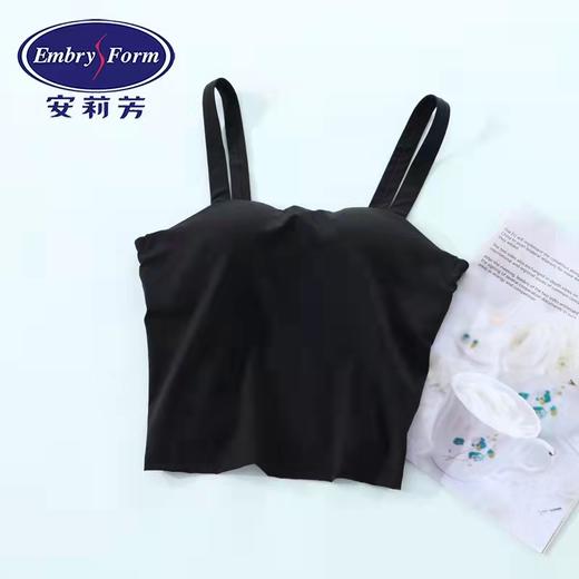 安莉芳新品带罩杯无钢圈背心短款吊带女秋冬打底上衣EB00382 499 商品图0