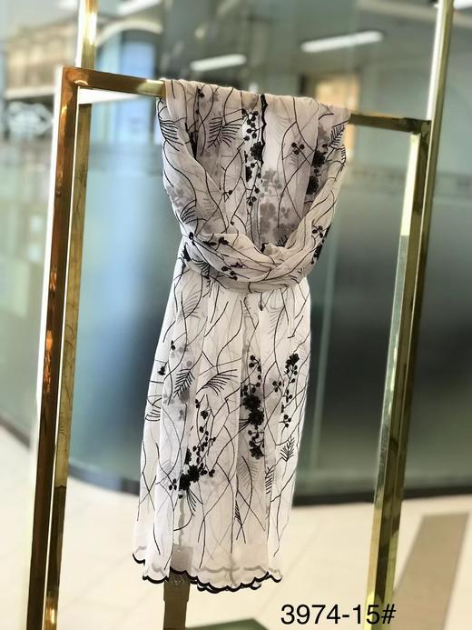 优品堂『蝶影空间』100％桑蚕丝长巾 商品图5