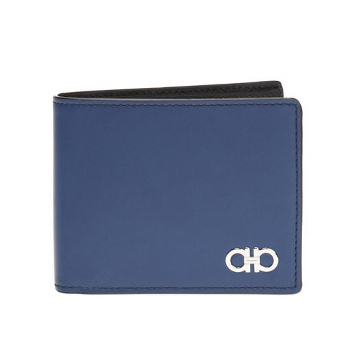 FERRAGAMO 菲拉格慕 男士票夹 蓝色 66 A093 686586 商品图0