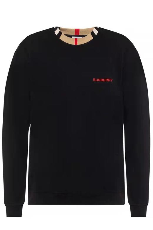 Burberry巴宝莉 红色男款经典刺绣logo套头卫衣 走秀款 商品图1