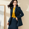 剩S/M 米思阳2025春季新款时尚气质通勤修身显瘦双排扣微弹西装外套0412 商品缩略图1