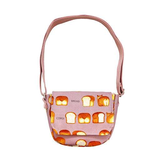 HUJI祤集Flap斜挎包插画面包柯基 商品图1