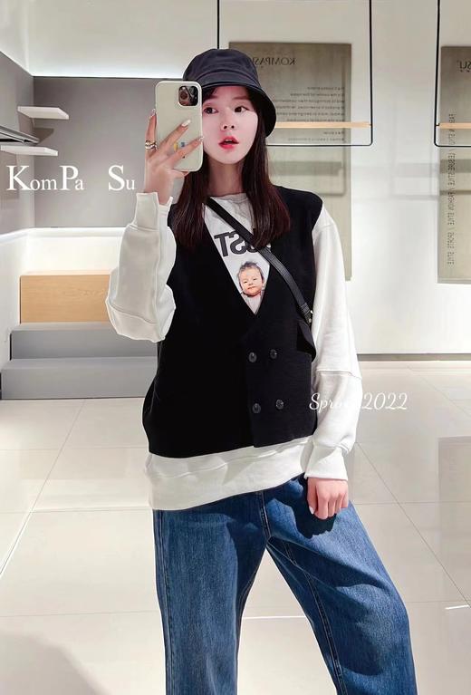 卡帕苏九分直筒牛仔裤 K125017 牛仔蓝 商品图1