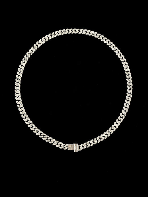 Rawness/契健 7mm窄满钻项链 商品图2