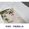 【无步骤】李长白竖幅工笔花鸟画白描底稿《树梅寿带》LB18 商品缩略图2