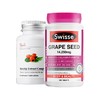 【香港直邮】SWISSE/斯维诗 葡萄籽精华片 180片+UNICHI 玫瑰果精华胶囊 60粒 组合装 商品缩略图0