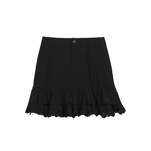 谜底2022春新款优雅减龄鱼尾裙荷叶边短裙包臀裙半裙221MB0179 商品图4