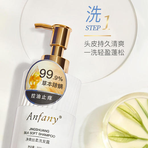 【绵密泡沫】伊芳妮小分子蓬松洗发水温和清洁平衡头皮油脂改善细软塌发质蓬松高颅顶 商品图2