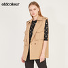 oldcolour春季休闲肩章立体口袋挺括帅气百搭马夹外套女N12032230 商品缩略图2