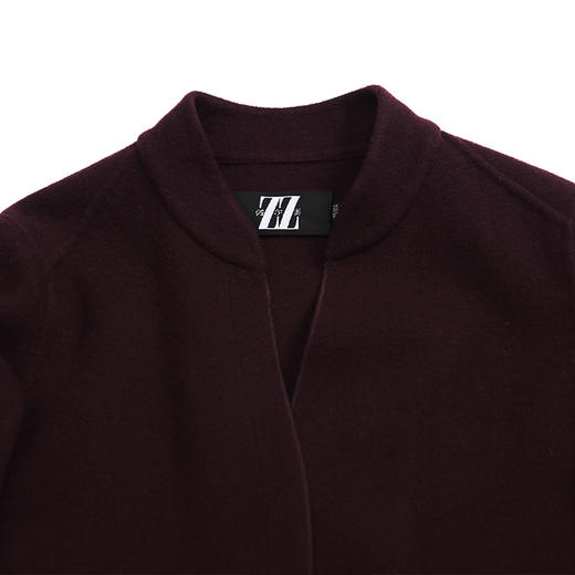 佐尔美冬新品女士针织山羊绒羊毛双面呢中长款外套E74SM28 商品图1