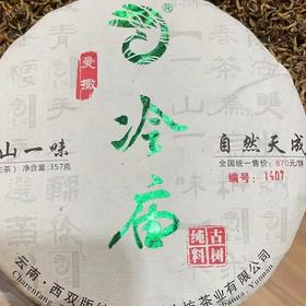 茶届小众勃艮第！——易武老茶区曼撒山冷庙2021年古树纯料357g