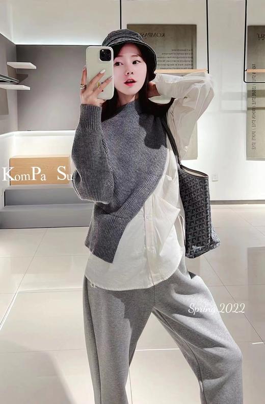 卡帕苏 个性拼接毛衣 K117006 商品图4