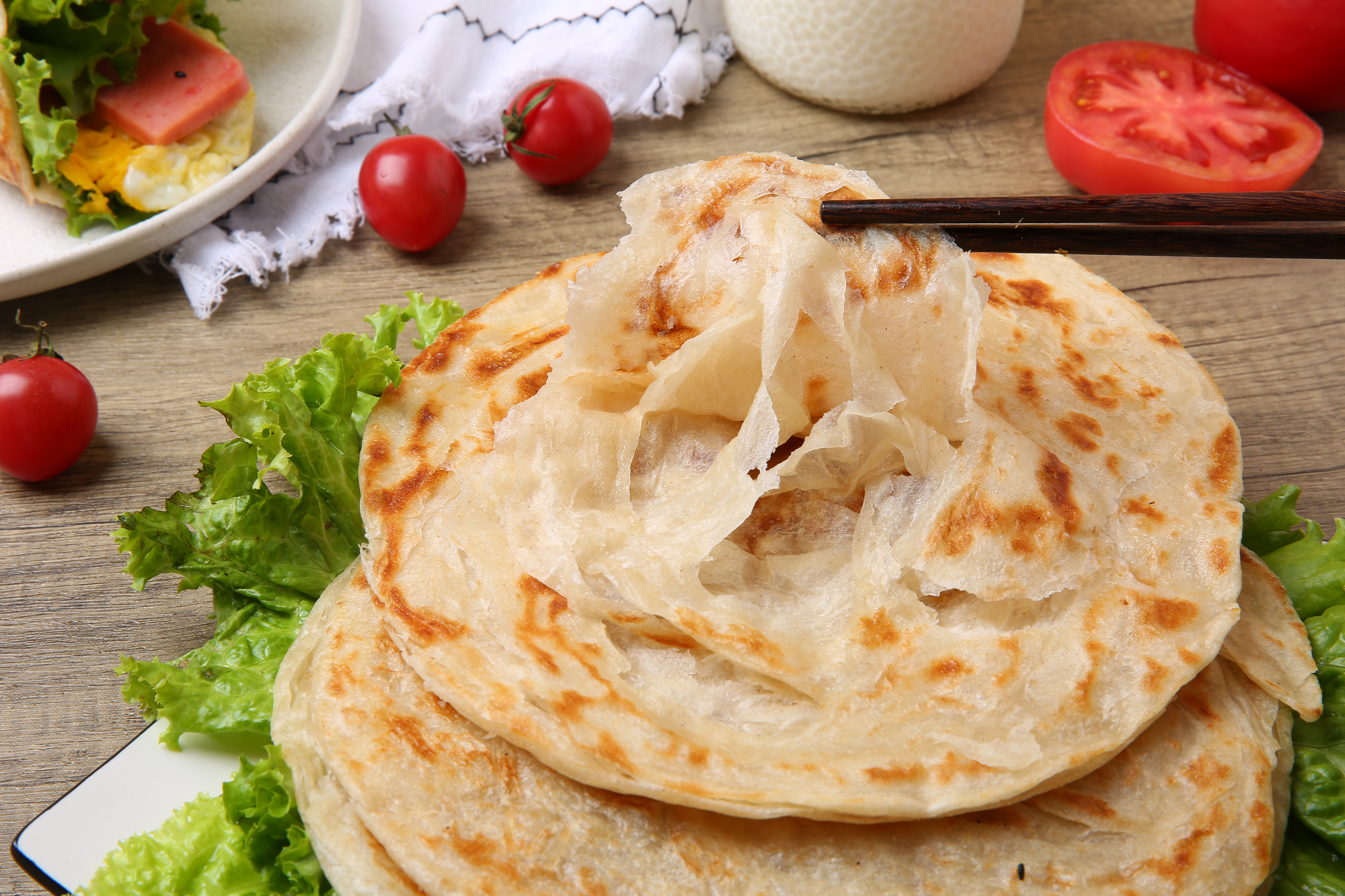 新上牛奶核桃早餐饼！【黄油手抓饼】原味、全麦、牛奶核桃3种口味，可双拼，营养更健康！包邮到家～