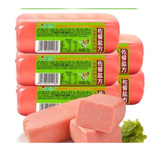 【12元3个】金锣佐餐盐方淀粉肉肠230g（0803929） 商品图0