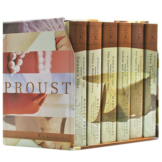 追忆似水年华6册套装 英文原版 In Search of Lost Time 经典文学小说 Marcel Proust马塞尔普鲁斯特 精装进口意识流小说书 英文版 商品图1