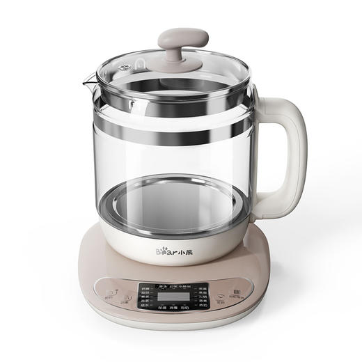 【小程序】小熊养生壶 YSH-B18H8棕色 玻璃壶身 4颗螺柱发热盘 商品图0