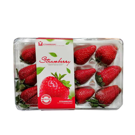 精装草莓 12枚/盒 酸甜爽口 肉厚多汁 商品图0