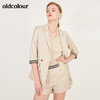 oldcolour春季V领时尚纯色西装外套女N13048333 商品缩略图1