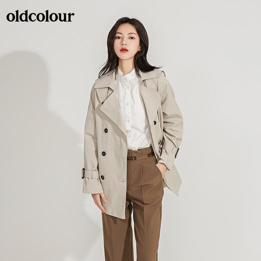 oldcolour2021春季新品风衣外套女GN11047619 商品图0