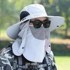 帽子男防晒帽钓鱼帽渔夫帽全面防晒防水遮脸夏季太阳帽登山帽 商品缩略图5