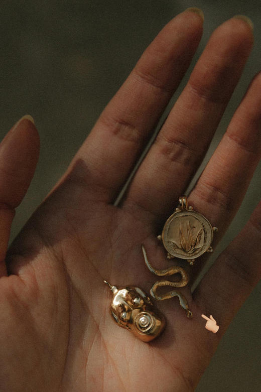 OKRA | Snake pendant G14SNAP [项链 链长55cm] 商品图5