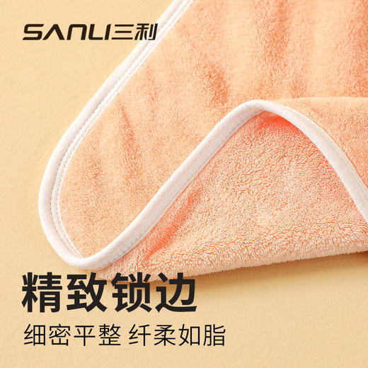 三利儿童洗漱围巾洗脸刷牙防水围兜吃饭围嘴宝宝擦脸婴儿漱口毛巾 商品图6