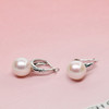 美裕 【月光】银925淡水珍珠耳钉9-10mm白 104965 商品缩略图2