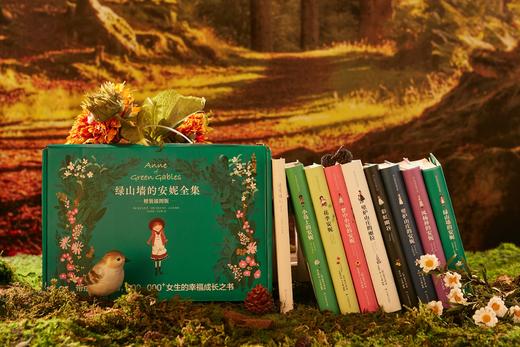 《绿山墙的安妮全集》（精美插图版），全8册+清秀佳人笔记本，软精装，加拿大 露西·莫德·蒙哥马利著，马爱农等译，北京燕山出版社2021年版，定价520，售价199元。 商品图1