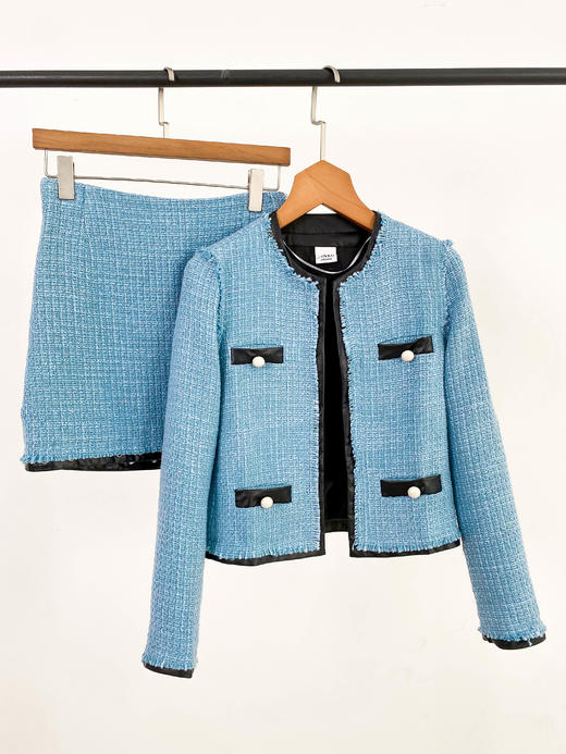 意大利p家粗花呢套装现货秒发180158