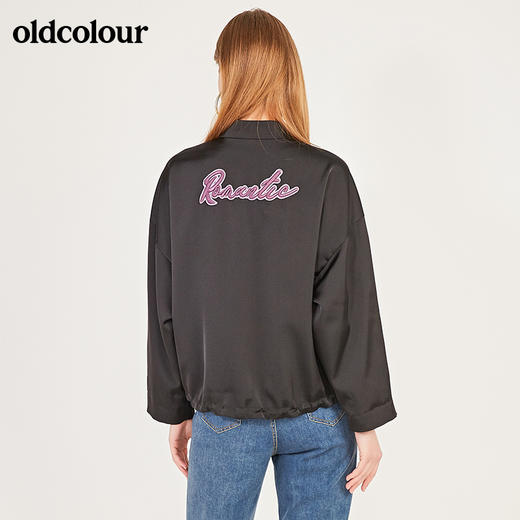 oldcolour春季中国风盘扣拉链设计感短款休闲小外套女N12041270 商品图2
