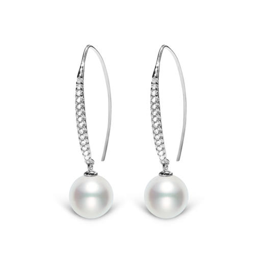 美裕 【纯真】银925淡水珍珠耳钉9-10mm白 104972 商品图3