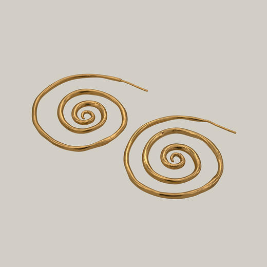 OKRA | Spiral Earrings 35mm OK1 [耳环] 商品图3