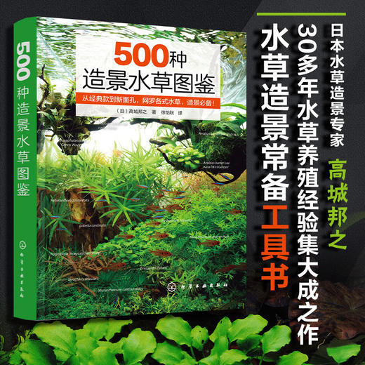 500种造景水草图鉴 水草造景设计书籍 专业水草图鉴书籍 水草缸造景 日本水草专家水草养殖经验书籍 各类水草在草缸中的应用技巧 商品图4